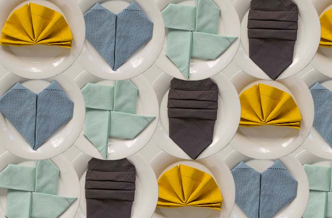 DIY: Origami napkins