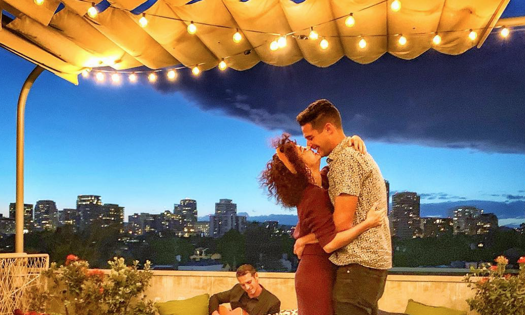 Wells Adams proposed and Sarah Hyland said yes!
