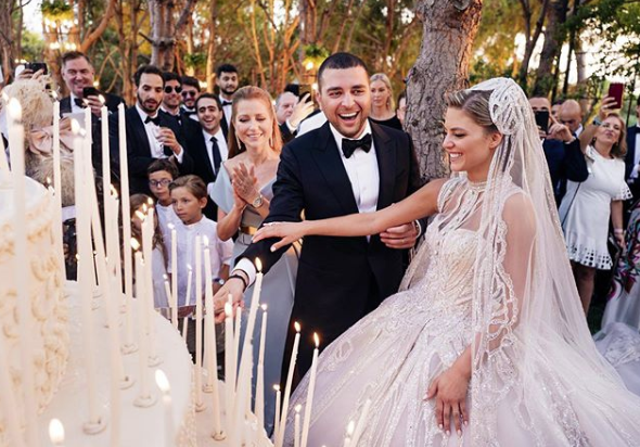 Elie Saab's son marries in an elaborate ceremony