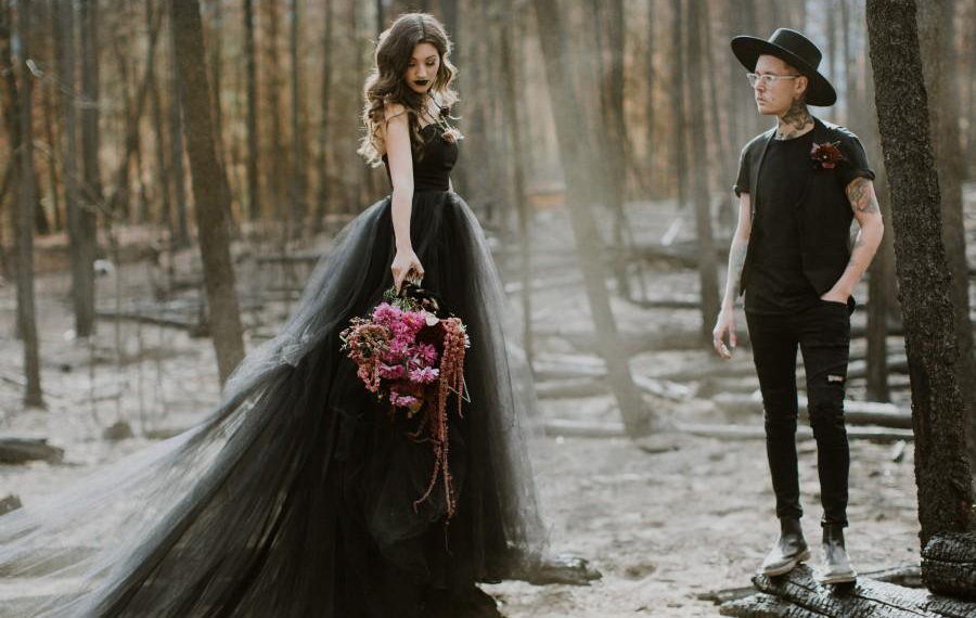 It's your wedding, wear black if you want to