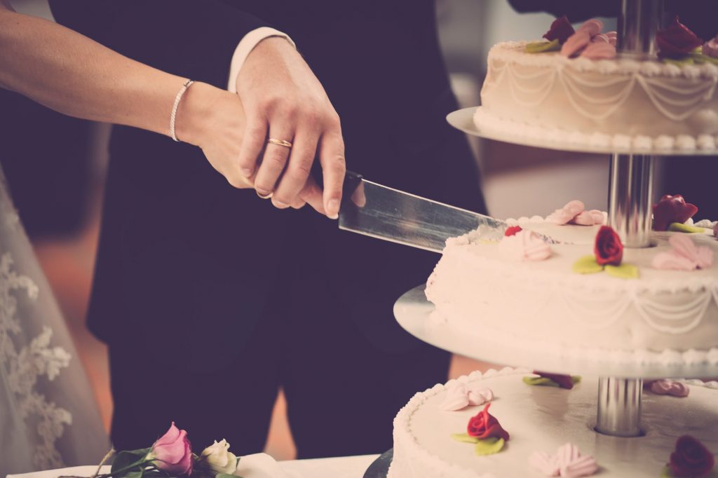 Not-so-traditional wedding cakes