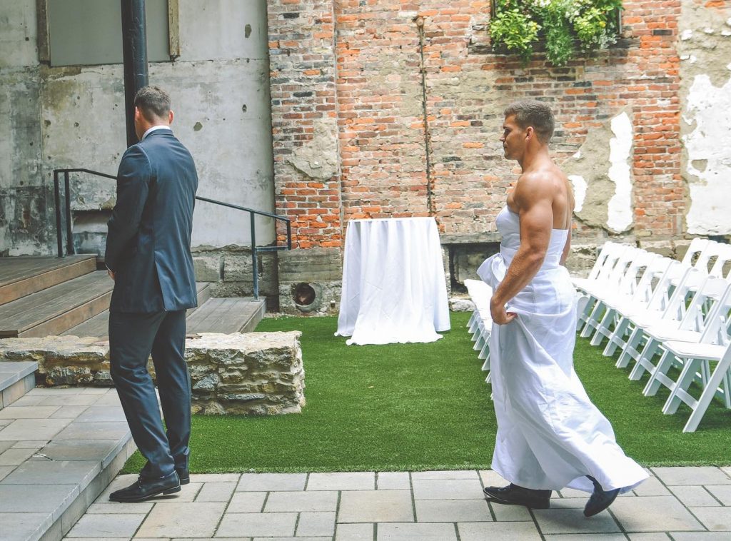 First-look prank groom will never forget