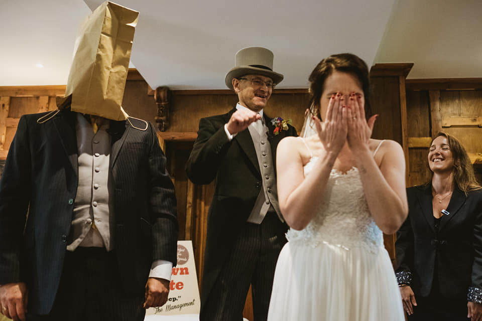Superfans throw Monty Python-themed wedding