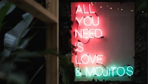 Neon wedding signs to brighten your day