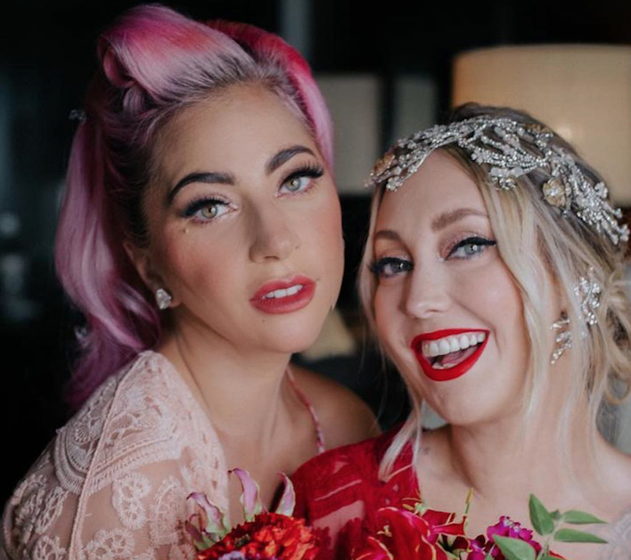 Lady Gaga, the coolest bridesmaid ever