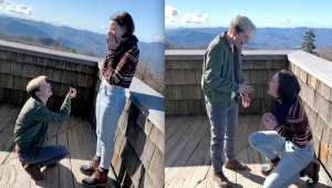 Couple propose to each other simultaneously