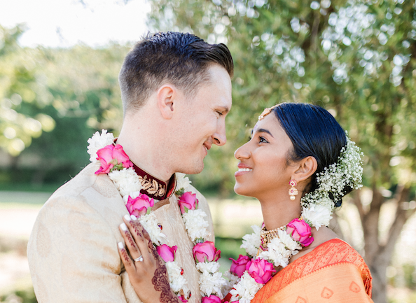 Real weddings: Sandhya & Dylan