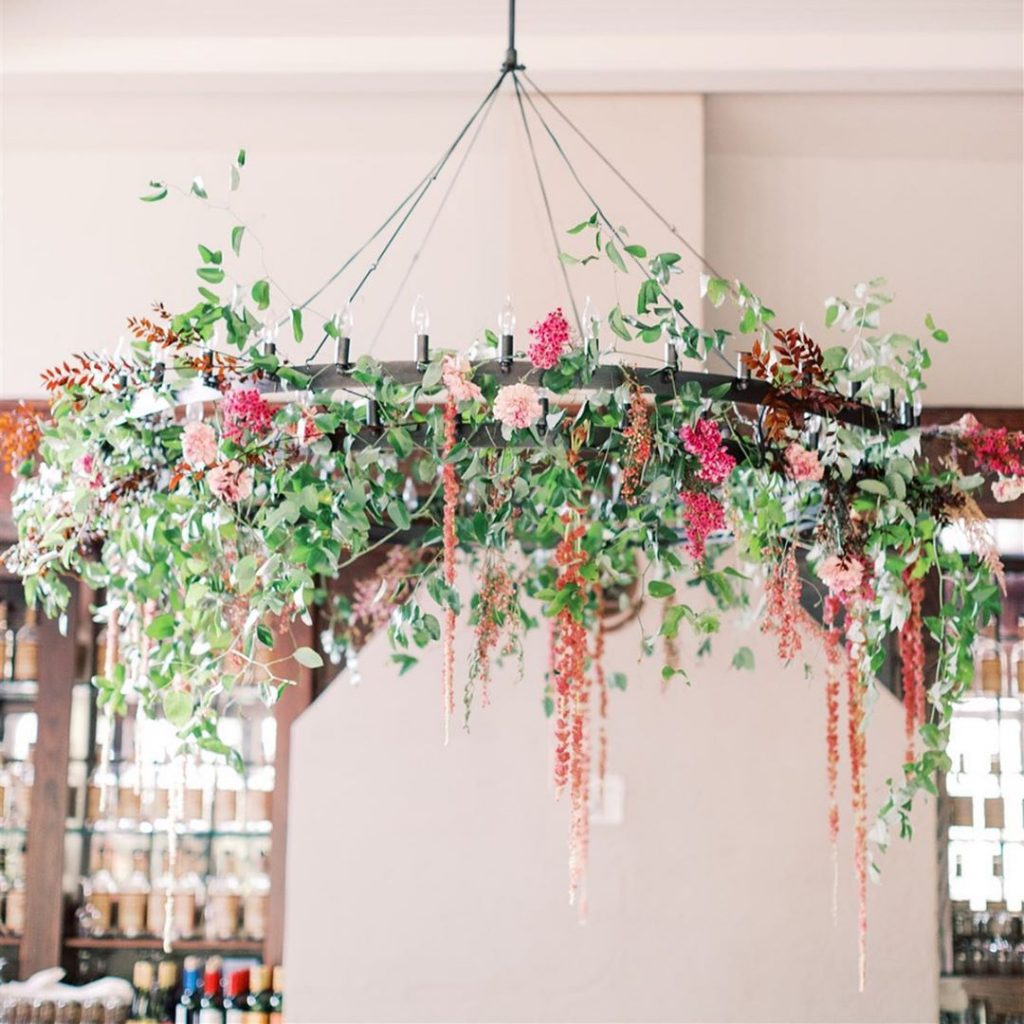 Fantastic floral chandeliers to wow your guests