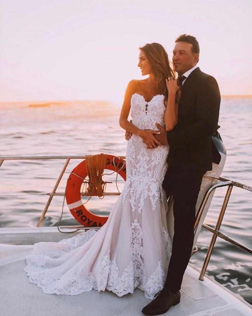 Jacques Kallis and wife Charlene celebrate first wedding anniversary