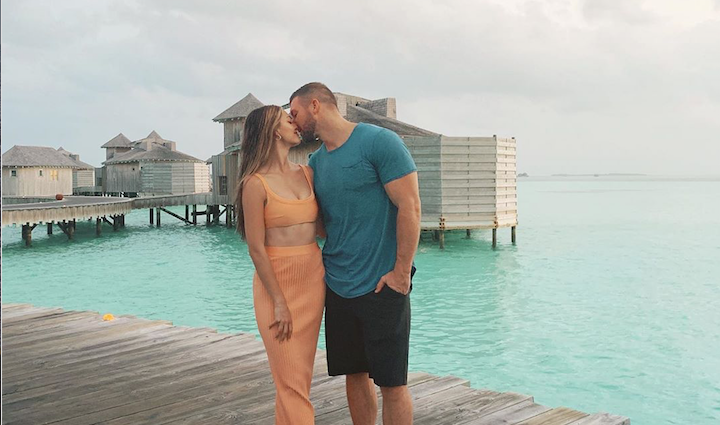 Demi-Leigh and Tim Tebow honeymoon in the Maldives