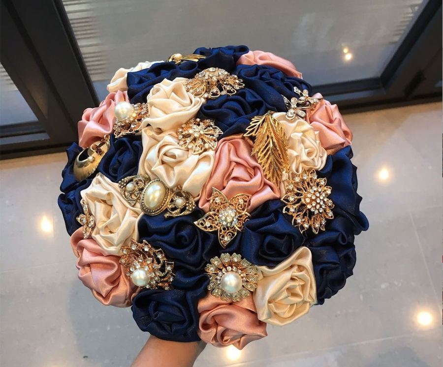 Unique flowerless bouquets for the alternative bride