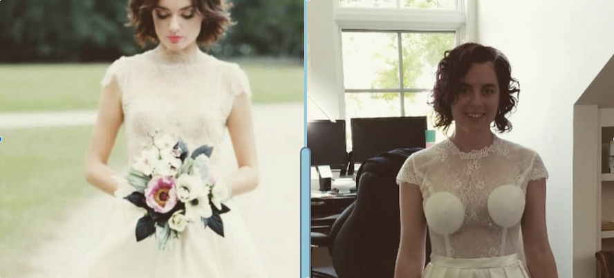 Bride orders dress online and regrets it