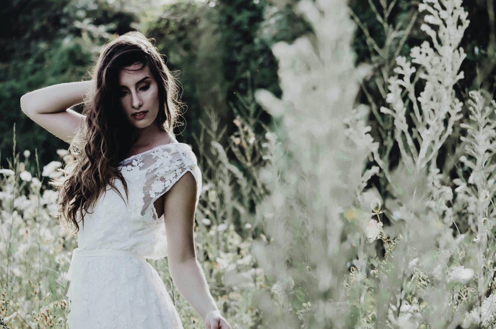 Laid-back dresses for a backyard wedding