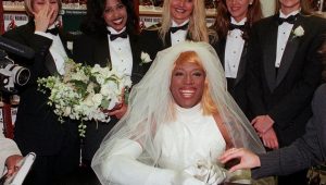 Dennis Rodman once 'married' himself in a wedding dress
