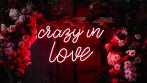 All things bright and beautiful: Neon wedding decor