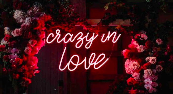 All things bright and beautiful: Neon wedding decor