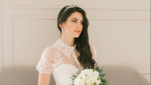 High-neck wedding dresses we love