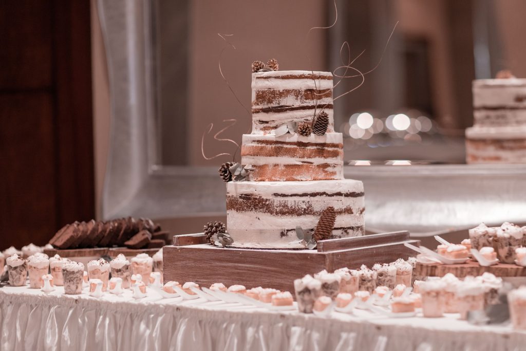Never doubt the naked wedding cake
