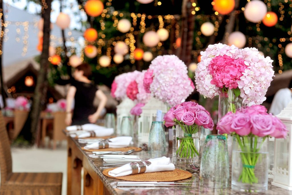 Decor ideas for intimate wedding tables
