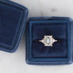 An Art Deco masterpiece: Emerald cut engagement rings