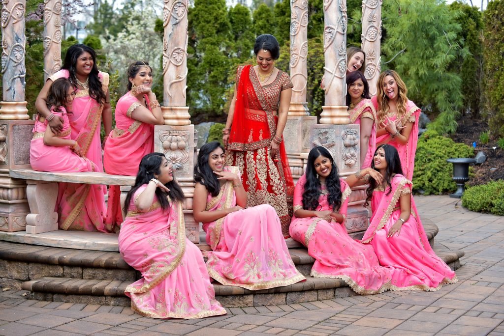 Colourful bridal parties to inject life into your big day