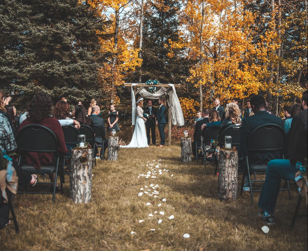 Intimate ceremony settings for a beautiful micro wedding