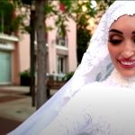 Beirut explosion caught on camera as bride poses for wedding film