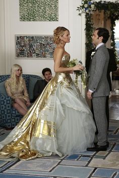 Most memorable wedding dresses from television history