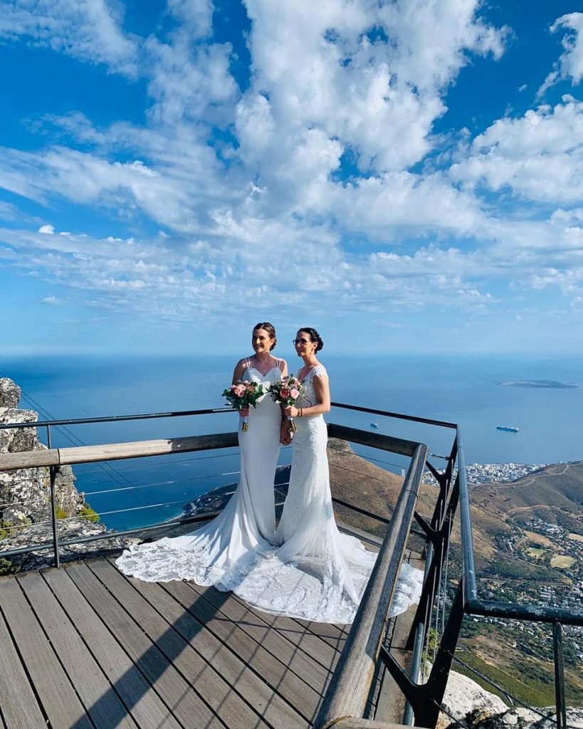 Love in the clouds: Table Mountain weddings