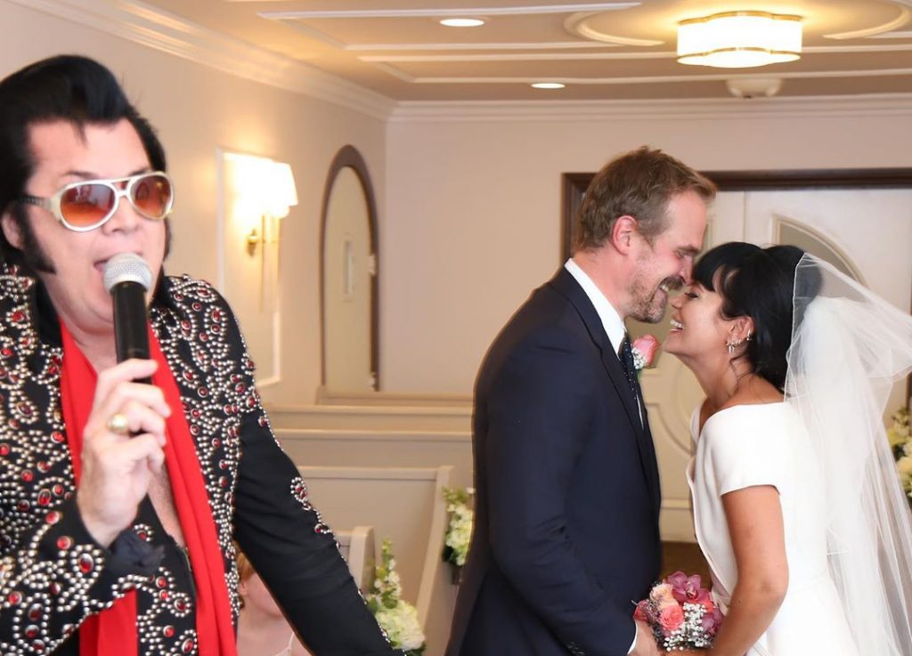 Lily Allen and David Harbour tie the knot in Vegas