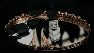 Repurpose old mirrors for easy DIY wedding decor