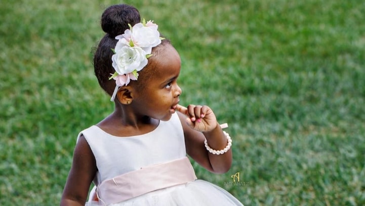 Adorable flower girl hairstyles