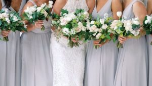 Dove grey bridesmaids dresses we love