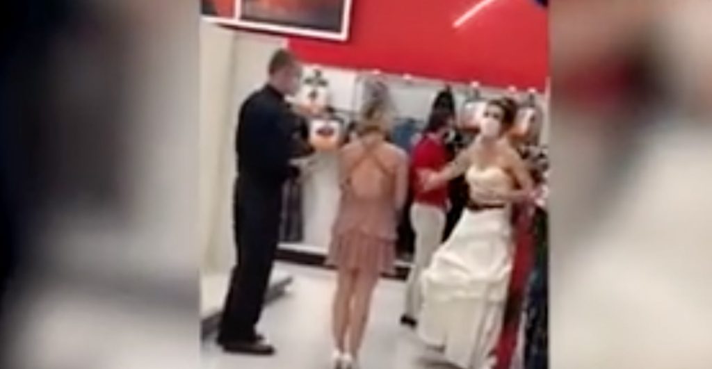 Bride corners fiancé at work and demands they get married