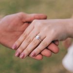 A heavenly finish: The halo engagement ring setting