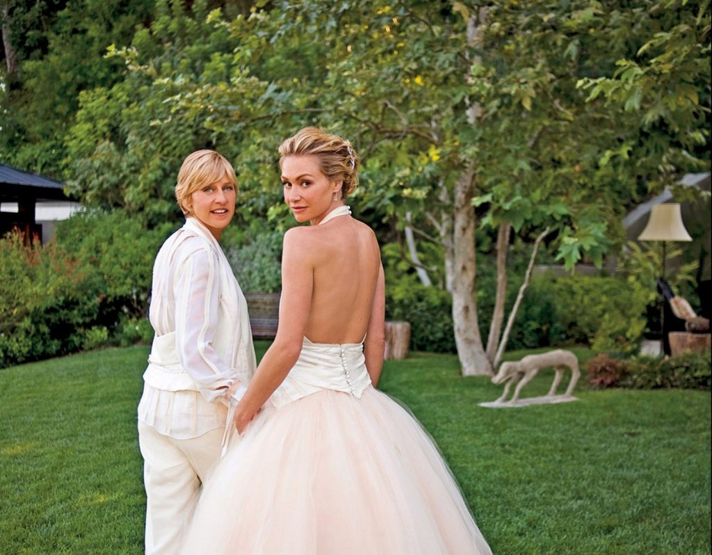 Blazing a trail: Ellen DeGeneres and Portia de Rossi's love story