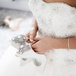 Bring on the bling with a glitzy wedding dress