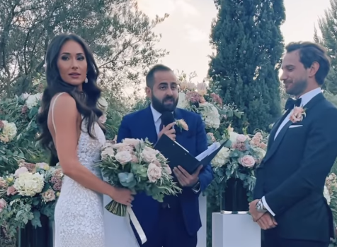 WATCH: Bride forgets half her dress and realises right before the vows