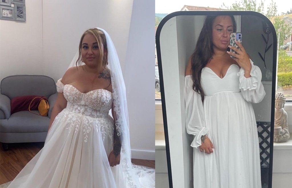 Bride stuns in R950 Shein wedding dress for upcoming "I dos"