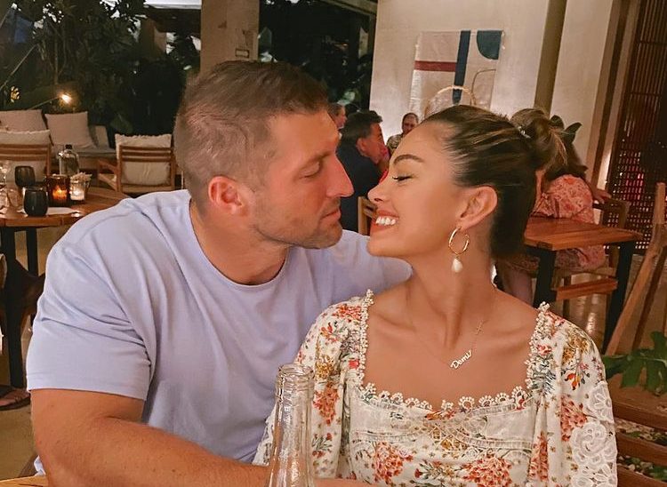 Sunkissed and in love: Demi-Leigh and Tim Tebow share pics of their mini-honeymoon